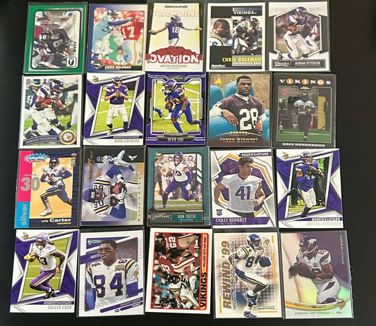 NFL Minnesota Vikings 20 Card Lot #2
