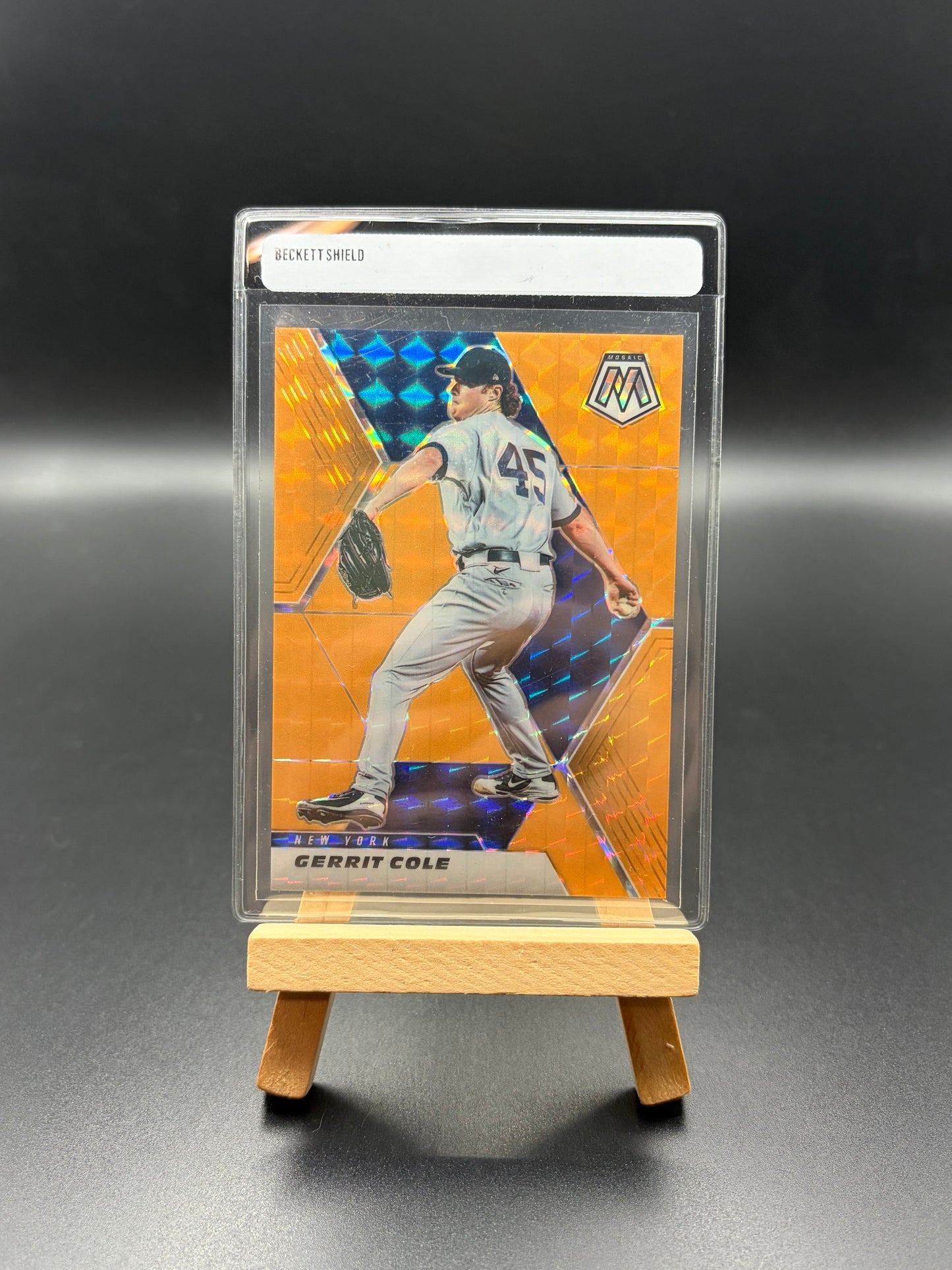 2021 Gerrit Cole Panini Mosaic Baseball Numbered 9/25