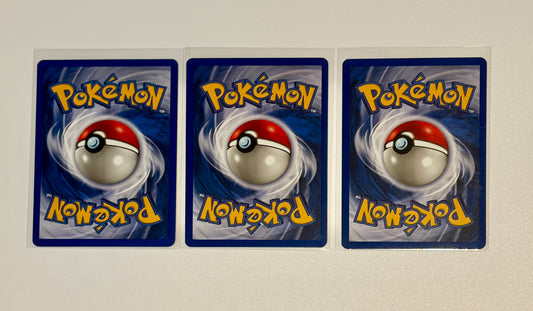 Magnemite- Base Set (BS) Common 3 card lot LP