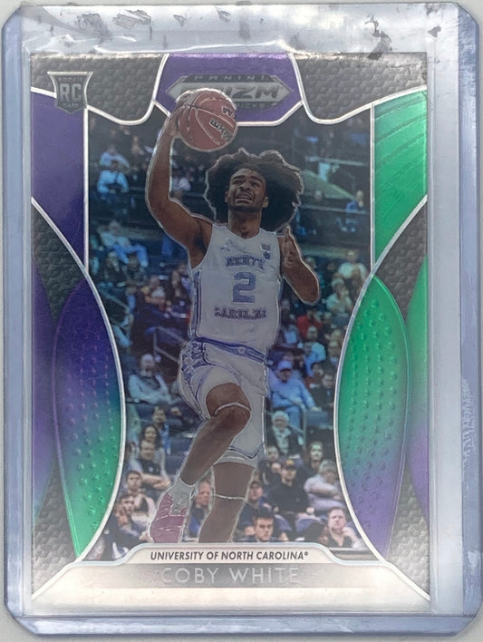 2019 Prizm Draft Picks Numbered Coby White