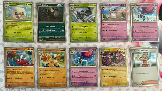 10 Scarlet & Violet Era Holo Pokemon Cards