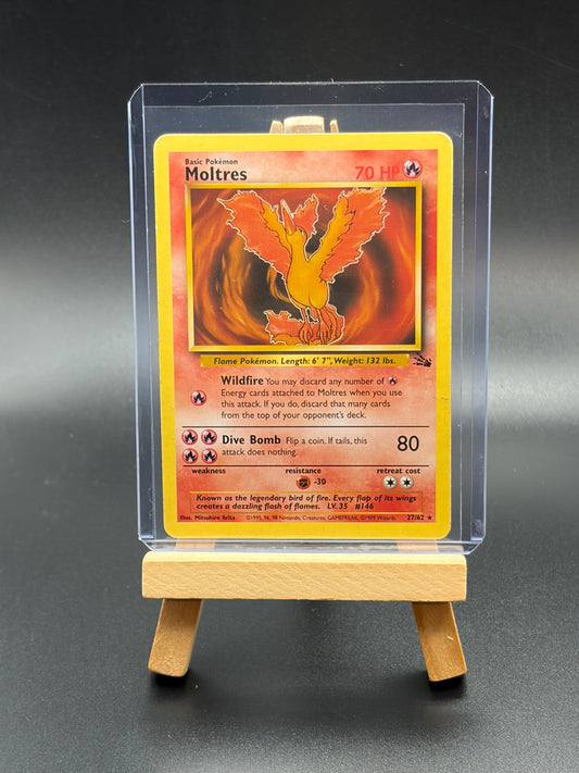 Moltres (27) - Fossil (FO) Non Holo MP