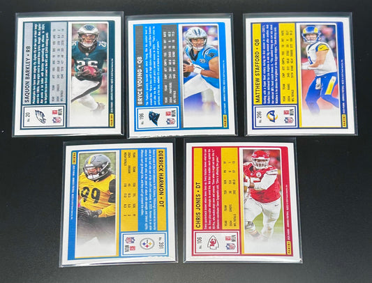 5× 2025 Panini Donruss Football Green Press Proof Cards