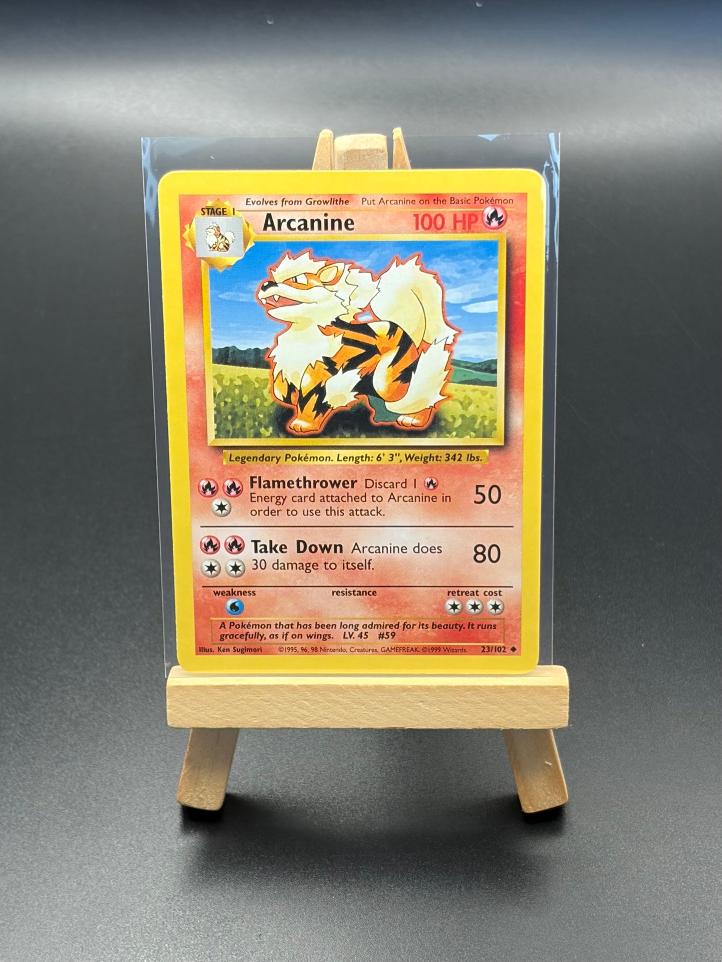 Arcanine (23) - Base Set (BS)LP