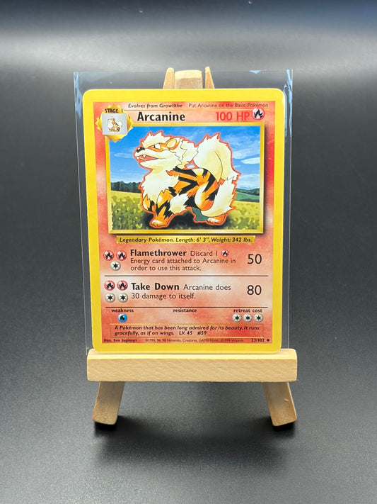 Arcanine (23) - Base Set (BS)LP