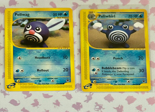 Poliwag Evolutions lot - Expedition (EX)