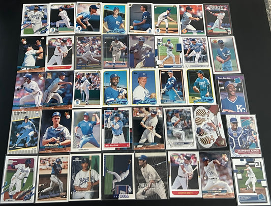 MLB 42 Card Kansas City Royals Card lot