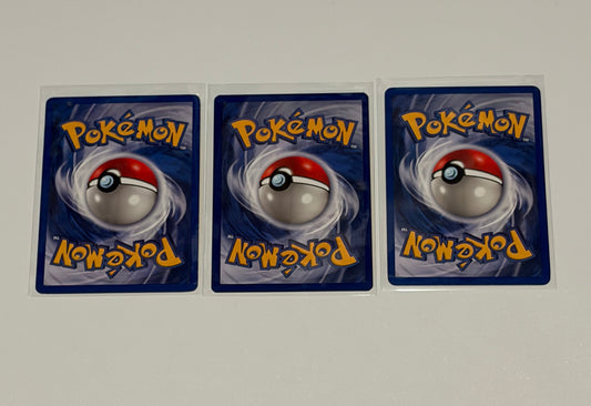 Starmie - Base Set (BS) Common 3 card lot NM