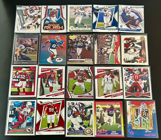 NFL $5 20 Card Lot #10