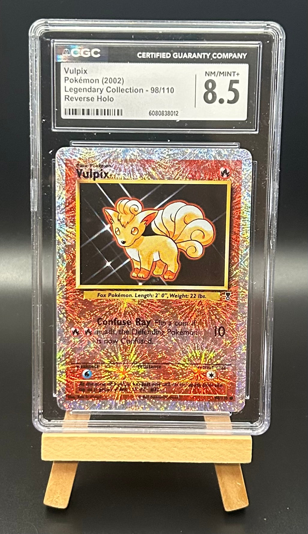 Vulpix Reverse Holo – Legendary Collection LC CGC 8.5 Pokémon TCG
