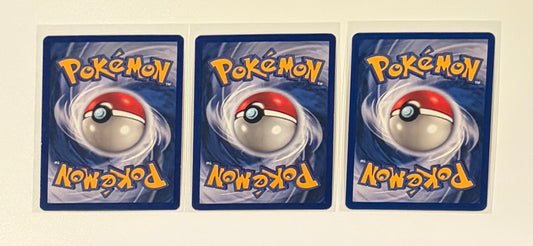 Weedle - Base Set (BS) Common 3 card lot LP (Read Description)