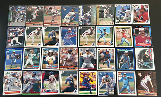 MLB Montreal Expos 51 Card lot