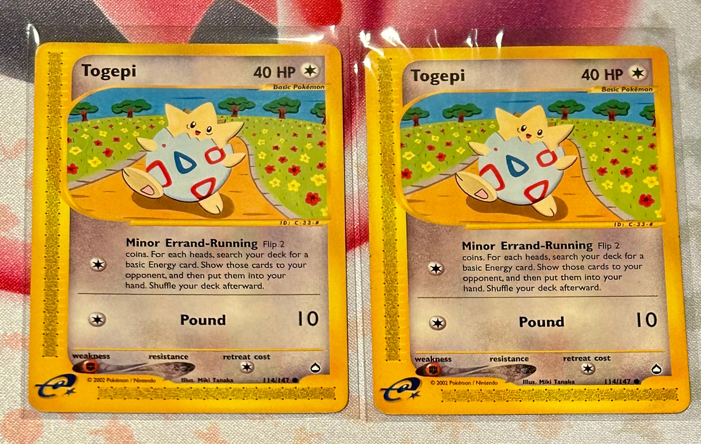 Two Togepi- Aquapolis (AQ)