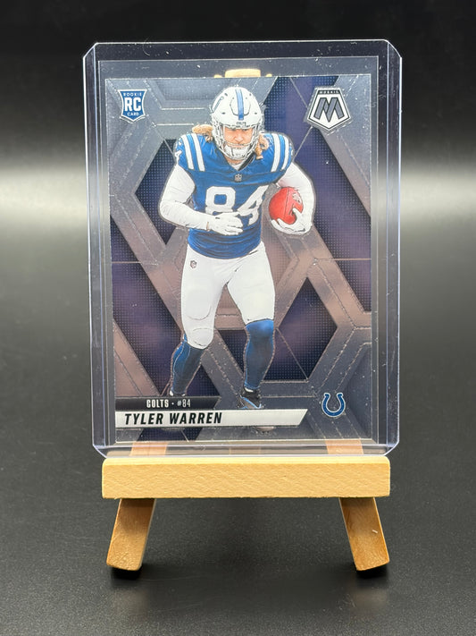 2025 Panini Mosaic Tyler Warren Rookie Card
