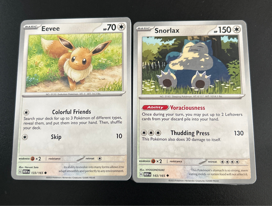 109 Scarlet & Violet 151 base cards