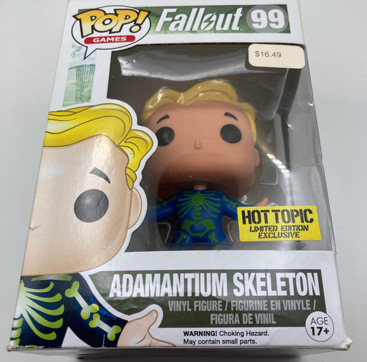 Funko Pop Skeleton Adamantium Vault boy