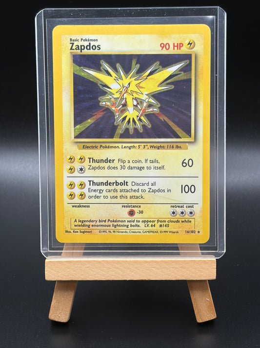 Zapdos(016/102)- Base Set (BS) Unlimited LP