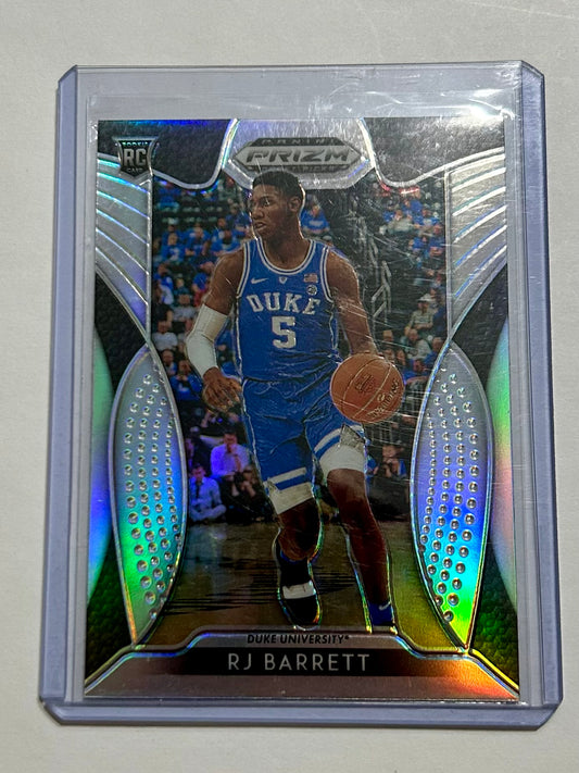 2019 RJ Barrett Silver Prizm Panini Draft Picks Parallel Card