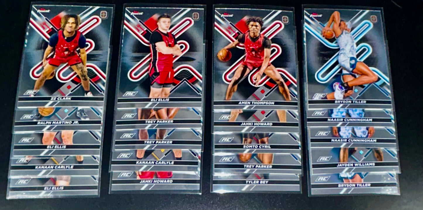 2022-2023 Topps Finest OTE Overtime Elite 19 RCs and 1 base card