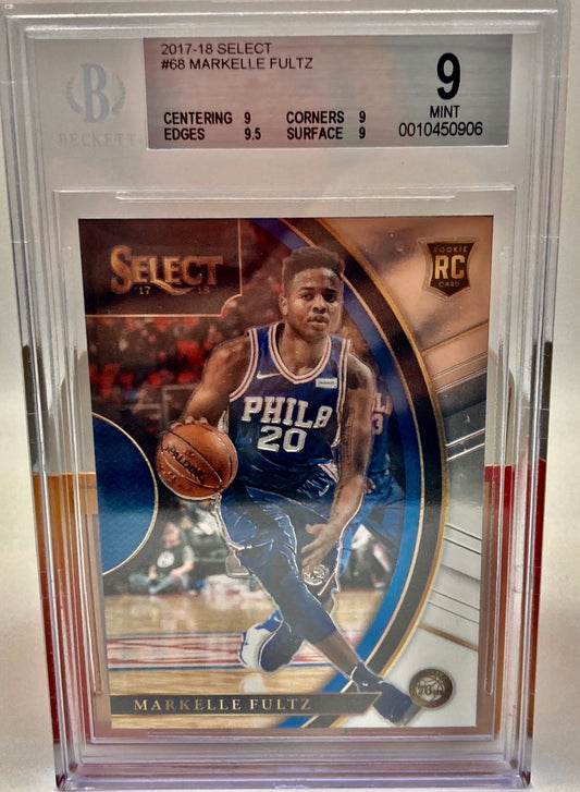 Panini Select Basketball Markell Fultz 2017-2018 Graded.