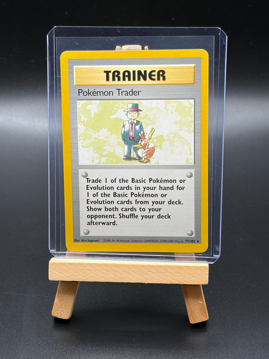 Pokemon Trader(077/102)- Base Set (BS) NM