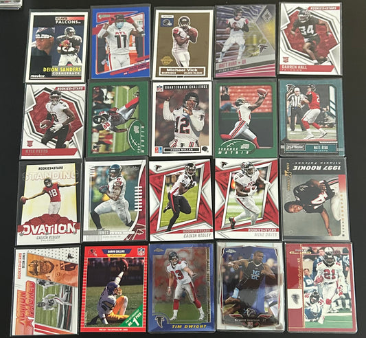 NFL Atlanta Falcons 20 Card Lot #2