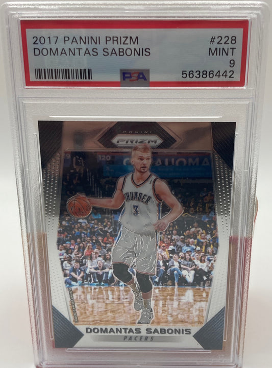 2017 Domantas Sabonis Panini Prizm Basketball Graded PSA 9.