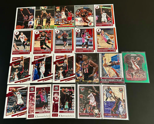 Miami Heat 21 Card Lot #2