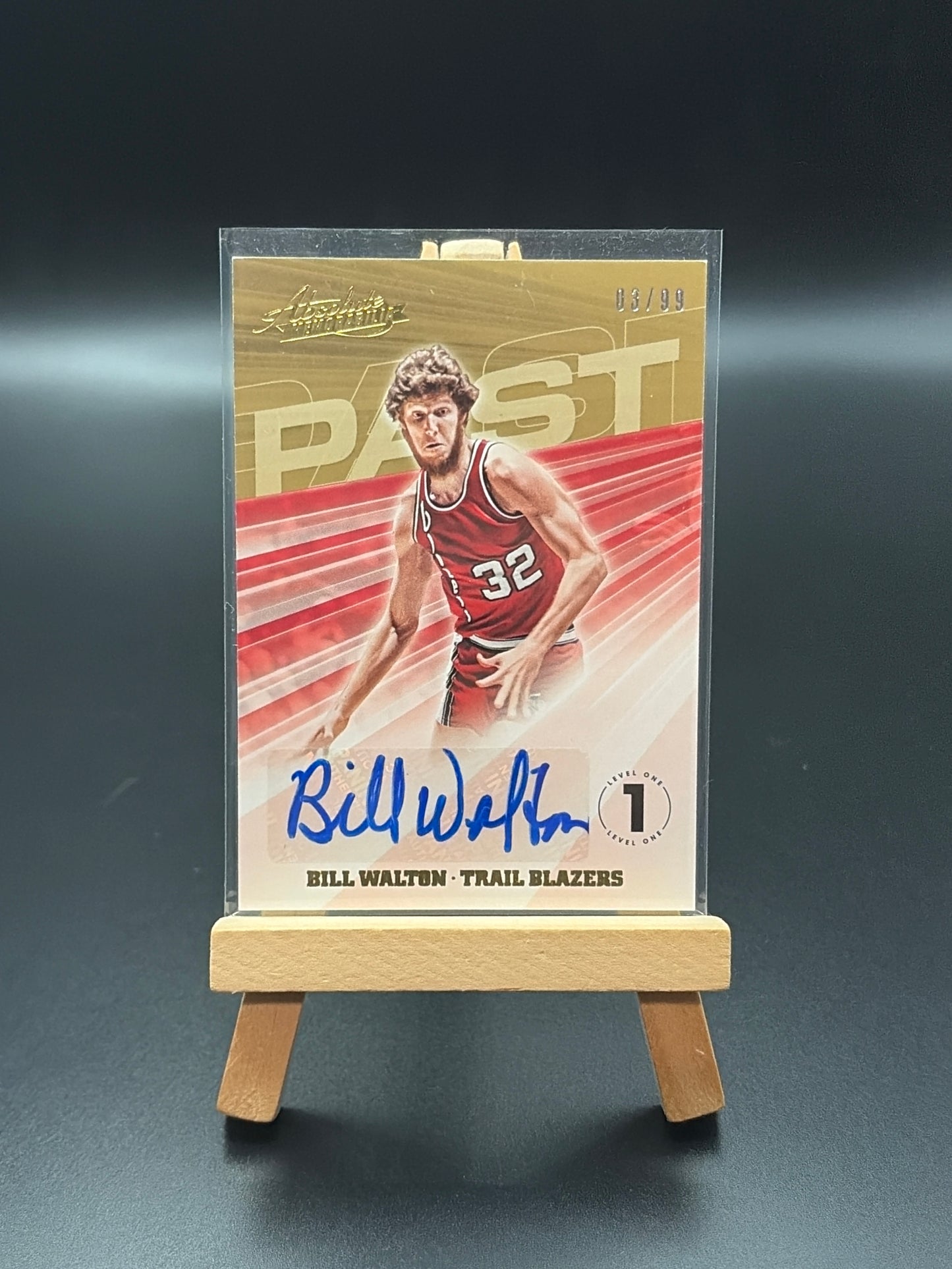 2018-2019 Absolute Memorabilia Bill Walton Auto 03/99