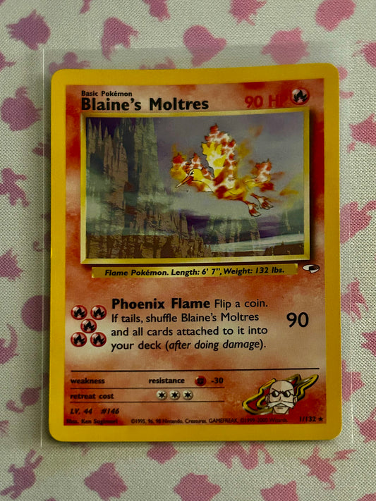 Blaine’s Moltres- Gym Heroes (G1)