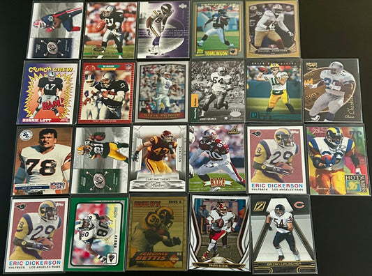 NFL Mixed Teams and Players 22 Card Lot
