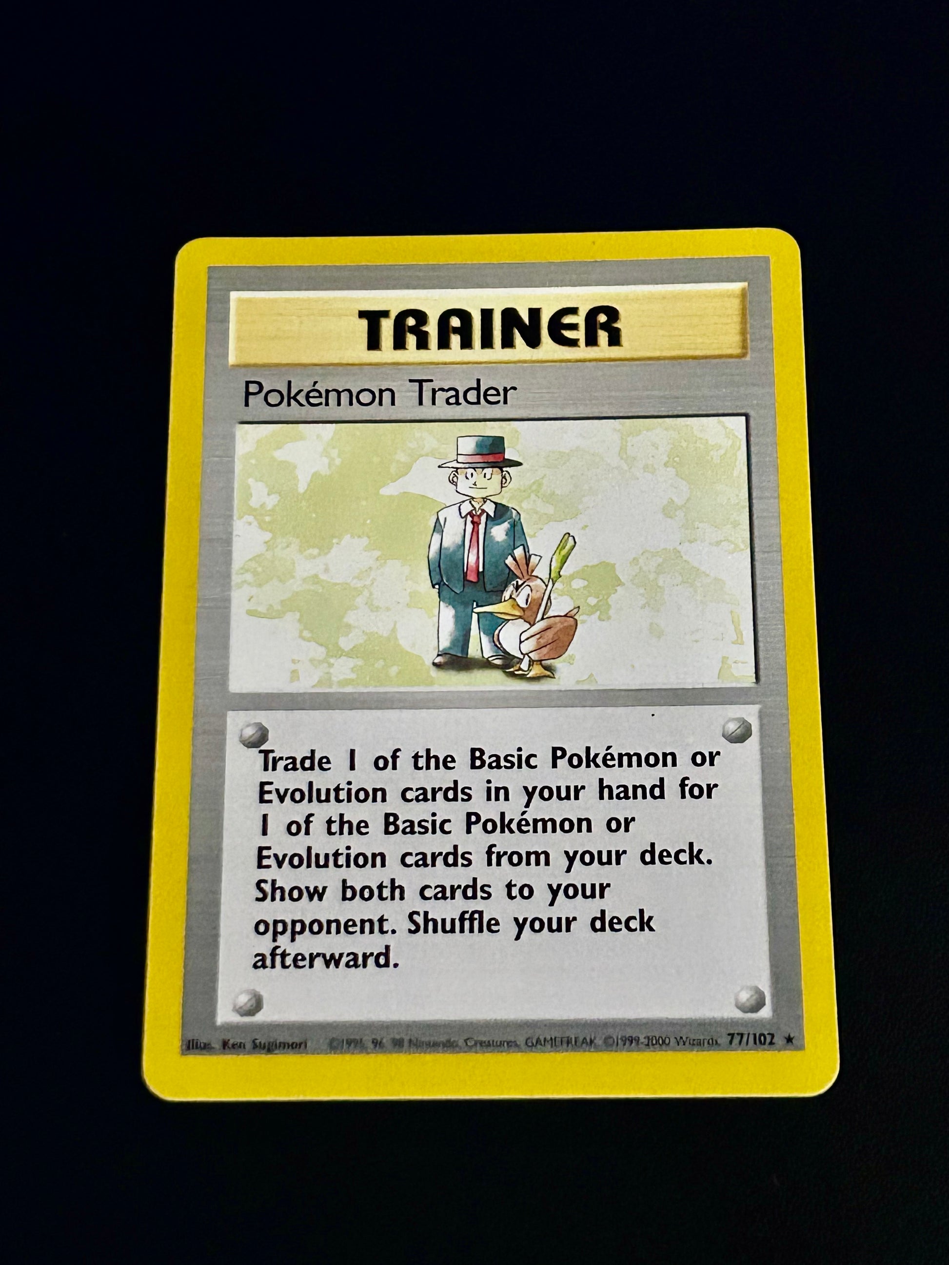 Pokemon Trader(077/102)- Base Set (BS) NM – Ditto Again Sports