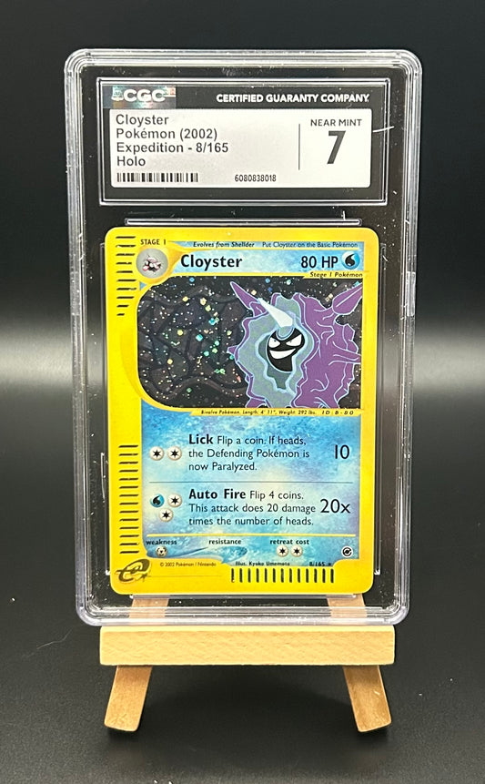 Cloyster (8) – Expedition (EX) Holo Rare CGC 7