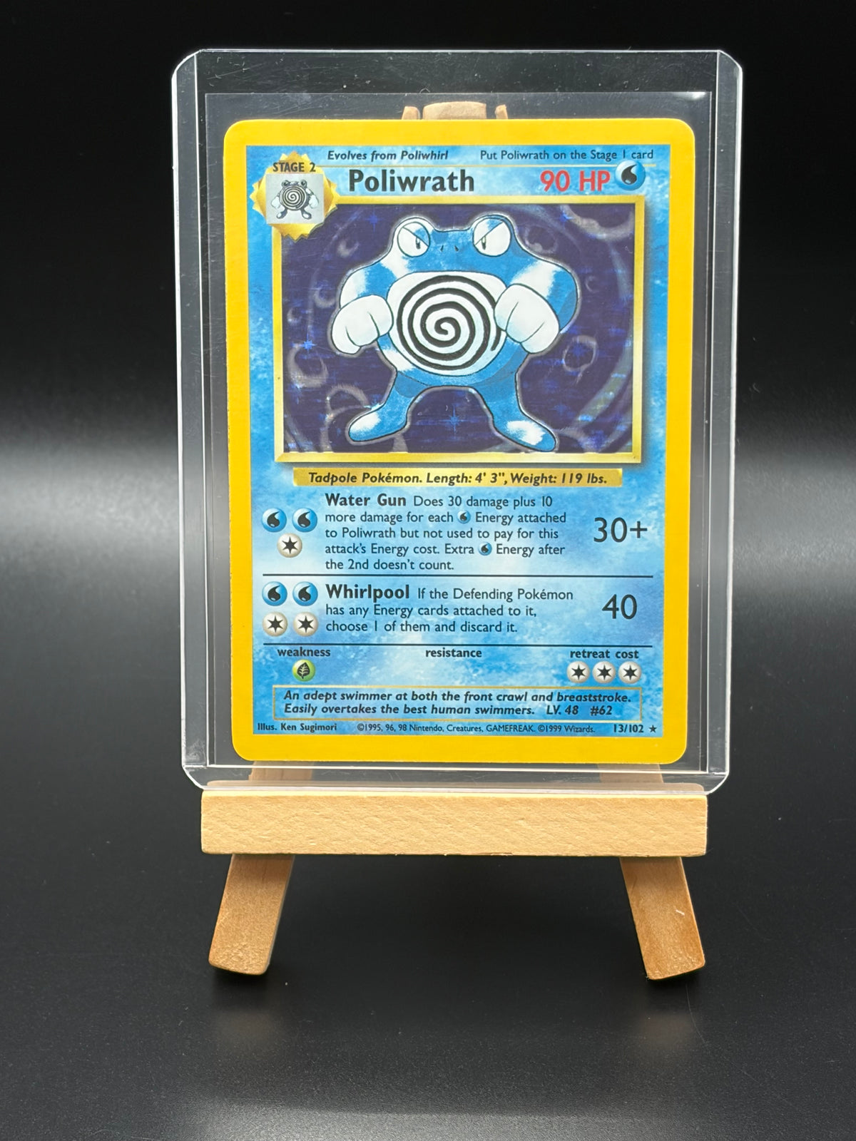 Poliwrath (013/102)- Base Set (BS)Holo Rare LP