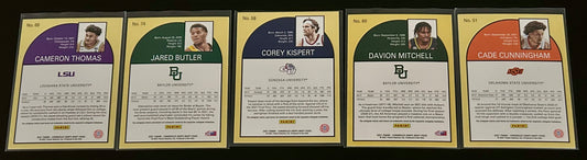 2021 Panini - Chronicles Hoops Draft Picks 5 Card Lot