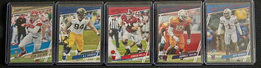 2020 - Panini Prestige Football 5 card lot number out of /299 or /399