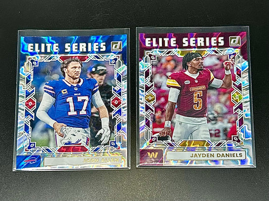2025 Panini Donruss Football – Elite Series Josh Allen & Jayden Daniels