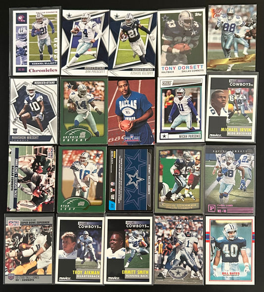 NFL Dallas Cowboys $3.50 20 Card Lot #2