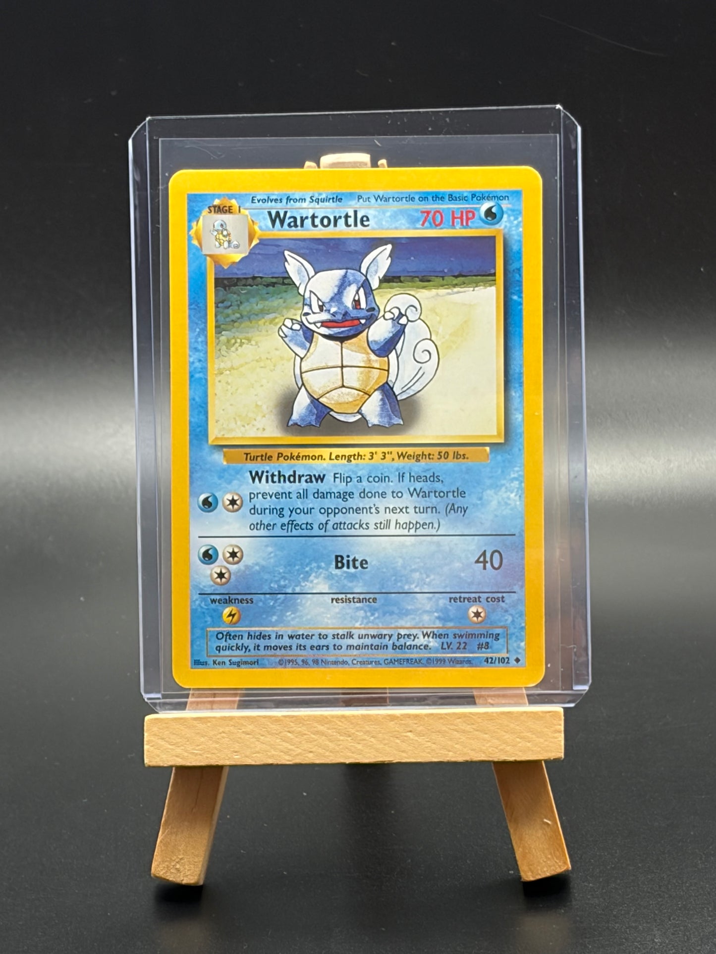 Wartortle (42) - Base Set (BS) LP