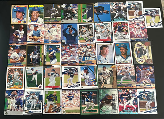 MLB 41 Card Milwaukee Brewers Card lot