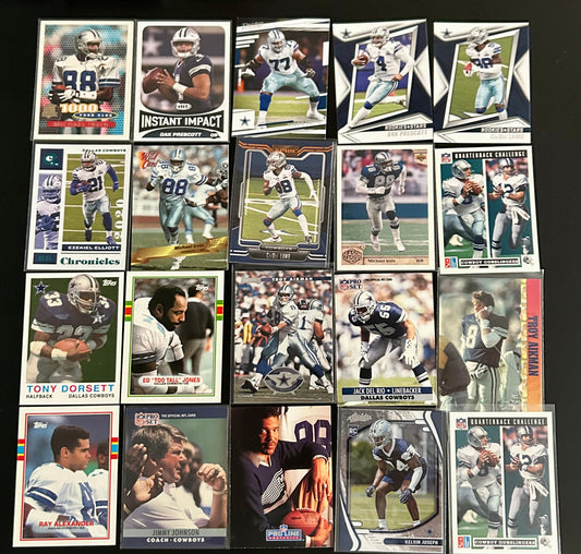 NFL Dallas Cowboys $3.50 20 Card Lot #6