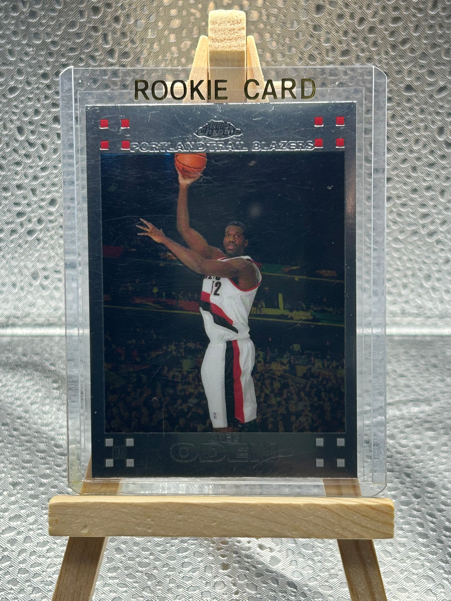 2008 Topps Chrome Rookie Card Greg Oden.