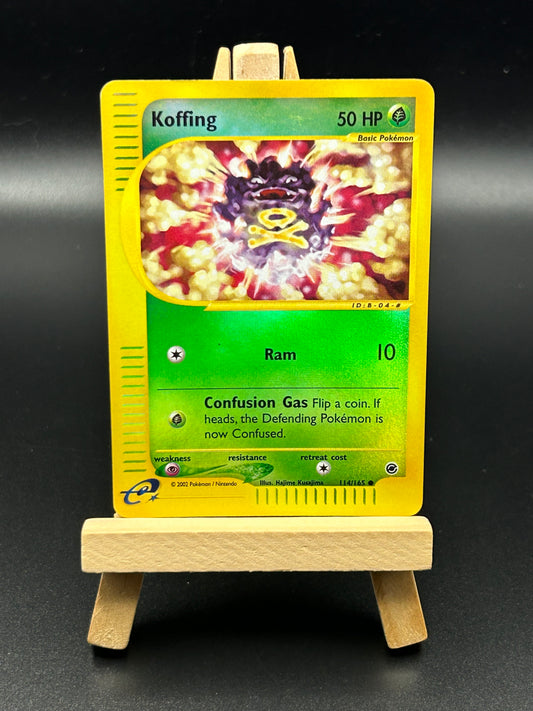 Koffing (114) - Expedition (EX) NM Common Reverse Holo