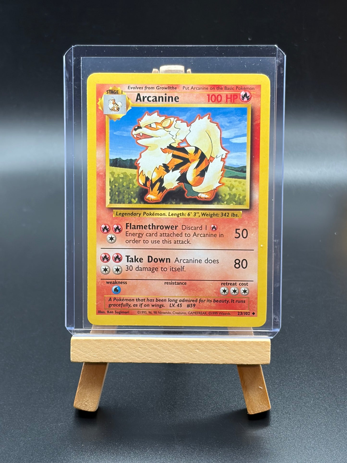 Arcanine (23) - Base Set (BS) NM