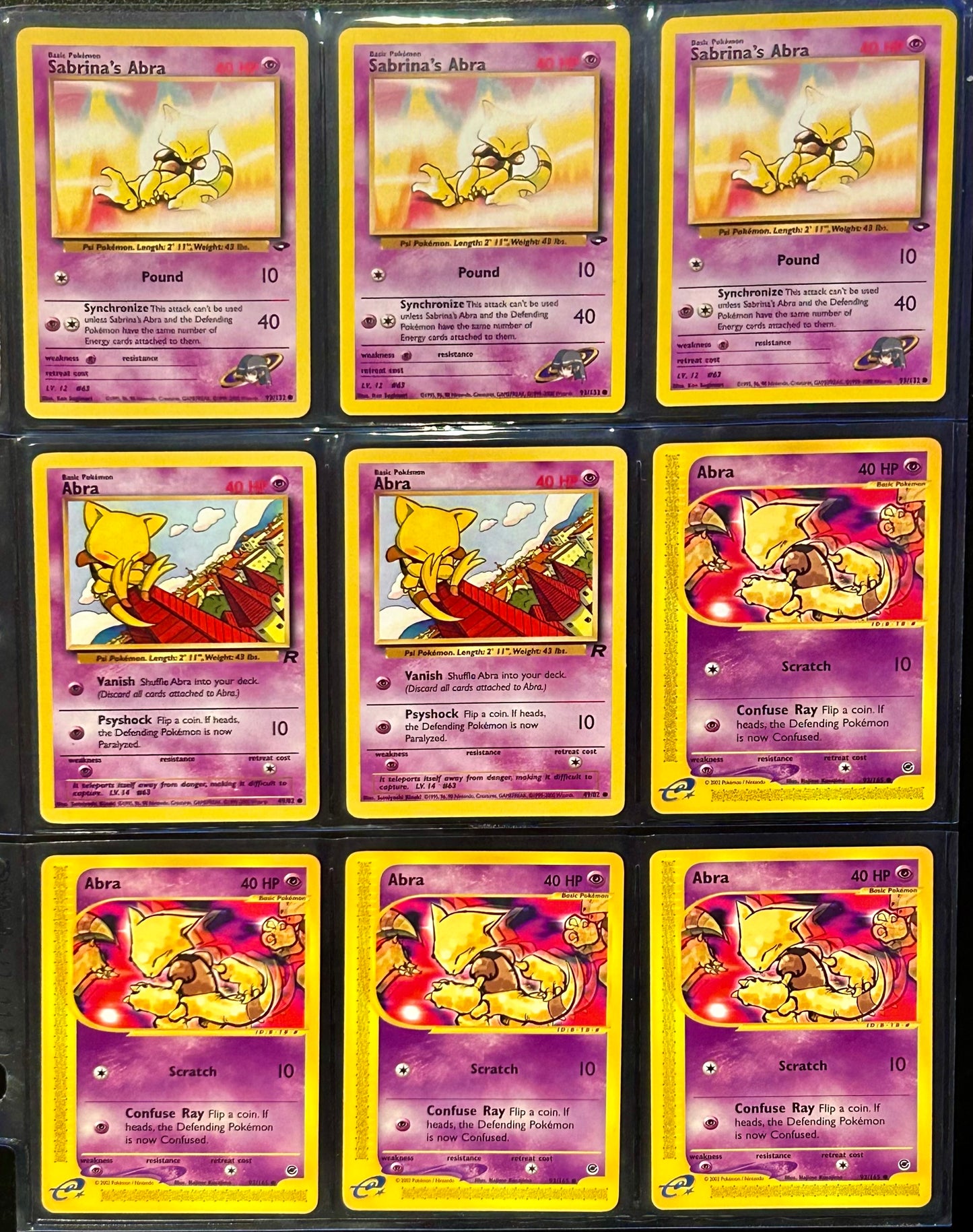 9 Card Abra lot