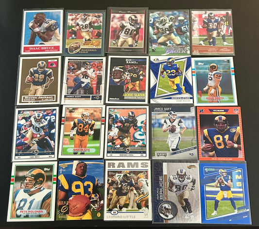 NFL LA Rams  20 Card lot #2