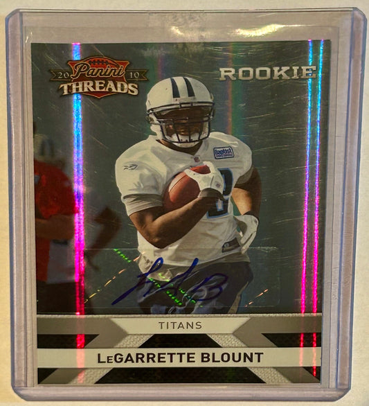 2010 Panini LeGarrette Blount Numbered,Autographed And Rookie Card