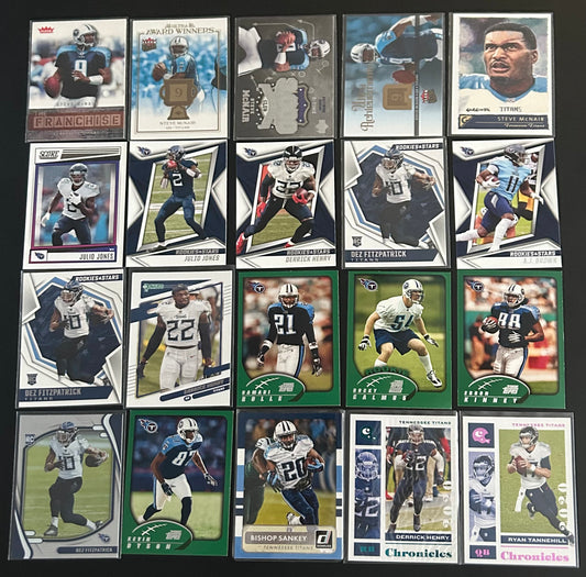 NFL Tennesee Titans 20 Card Lot #1