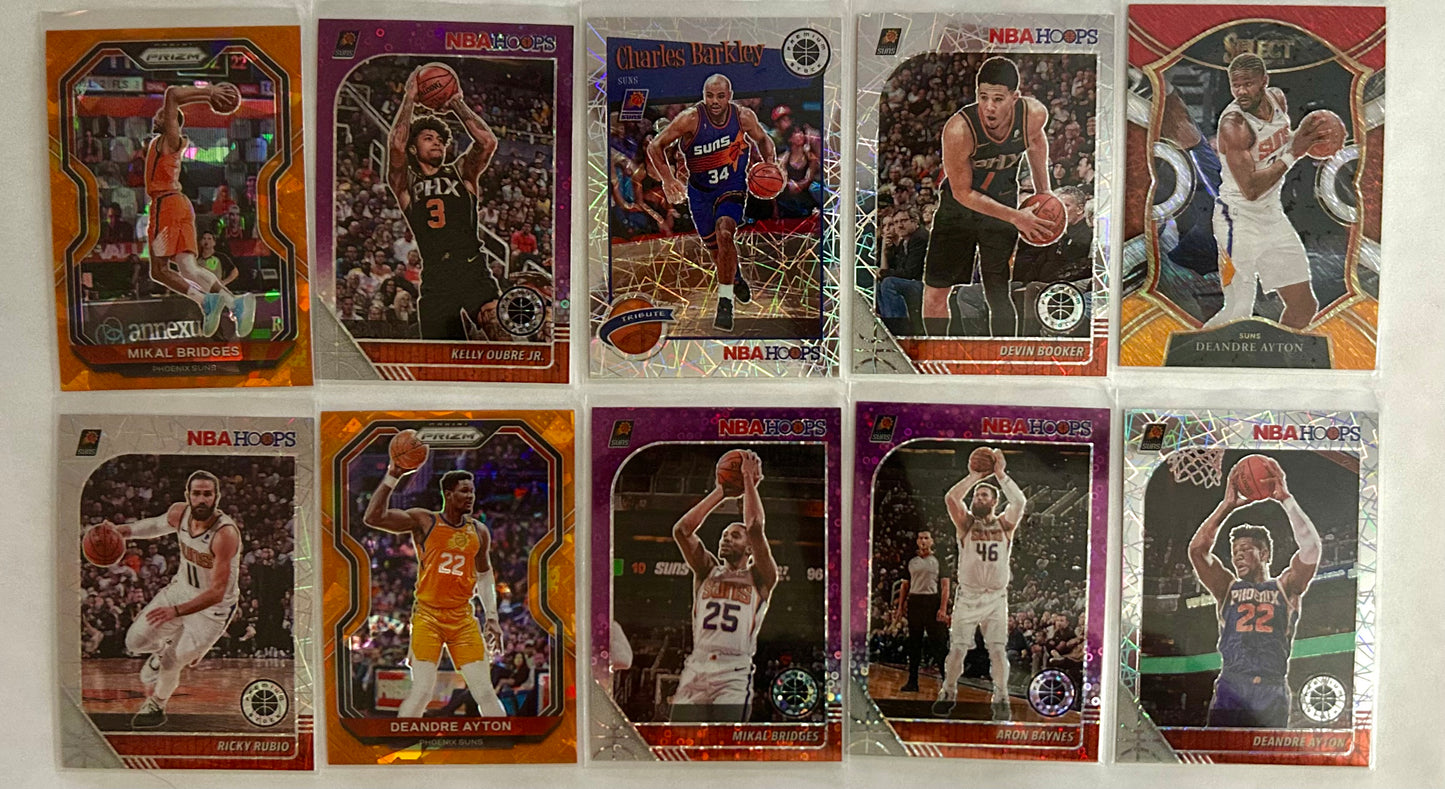 Phoenix Suns Parallel Card Lot $10.00 10 Card Lot #1