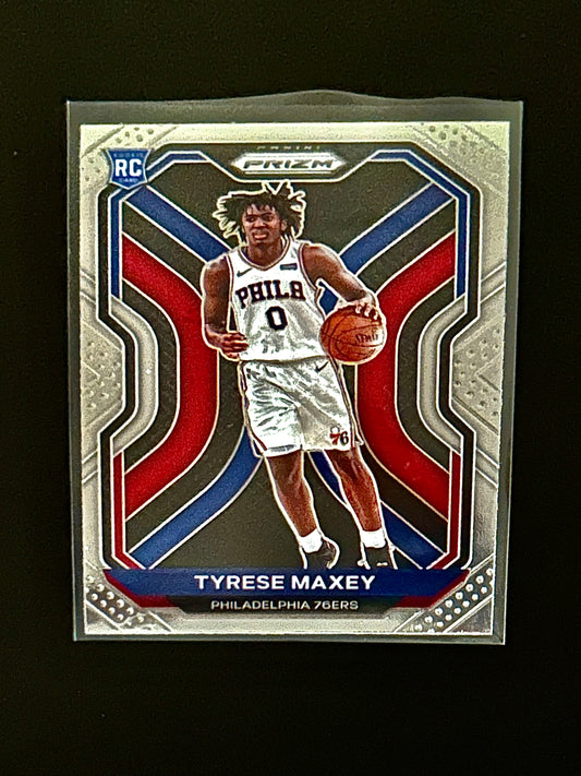 2020-2021 Panini - Prizm Basketball Rookie Card Tyrese Maxey